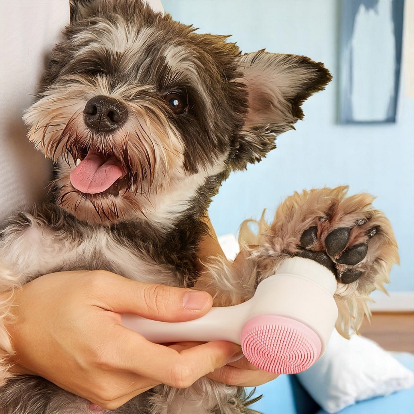 Silicone Pet Paw Cleaner Grooming Brush