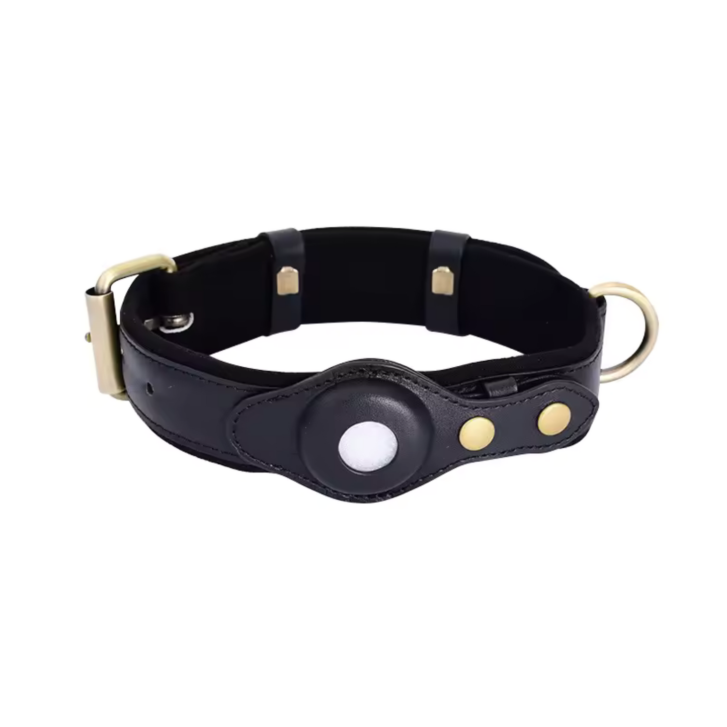 Leather Anti-Loss Dog Collar