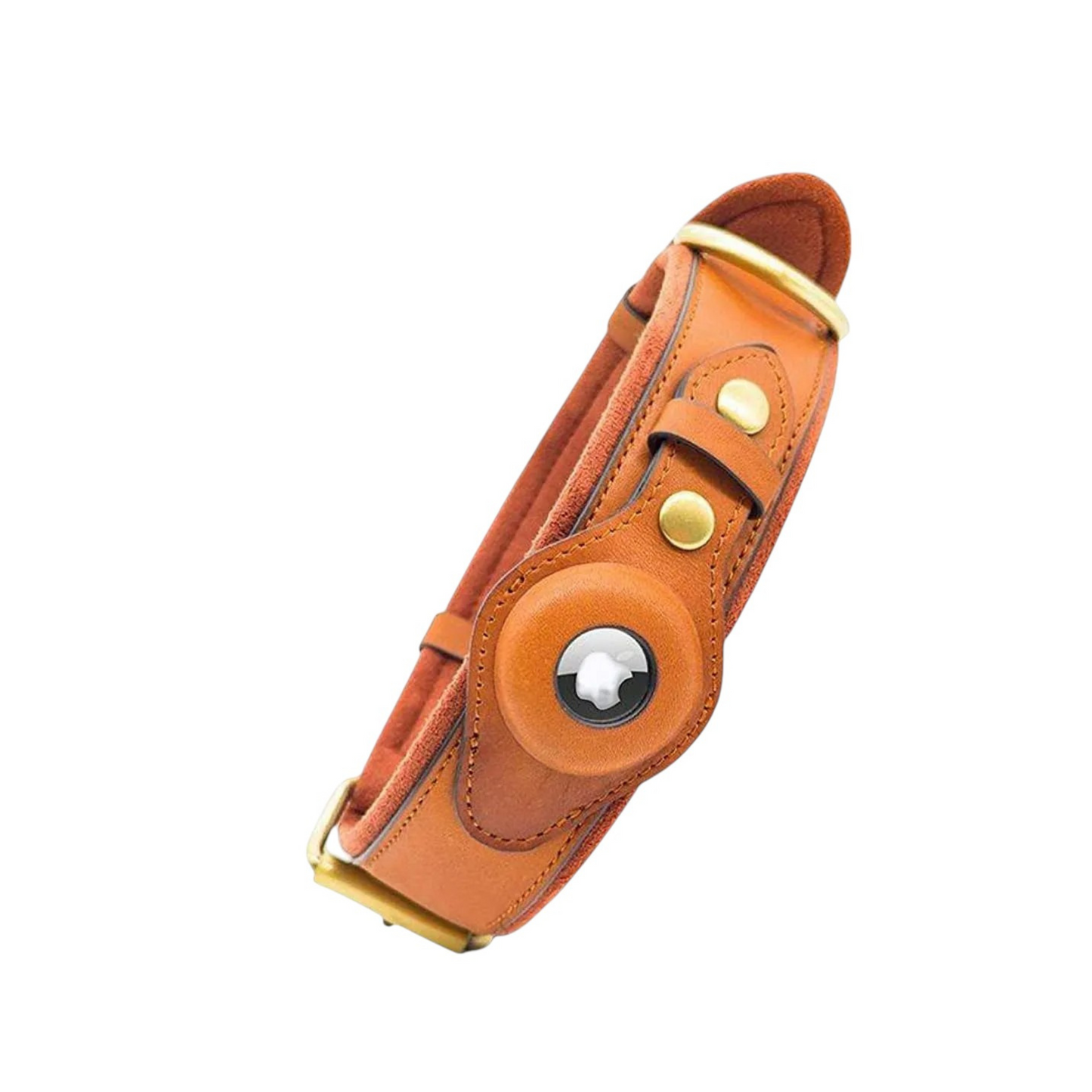Leather Anti-Loss Dog Collar
